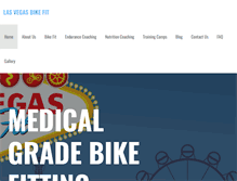 Tablet Screenshot of lasvegasbikefit.com